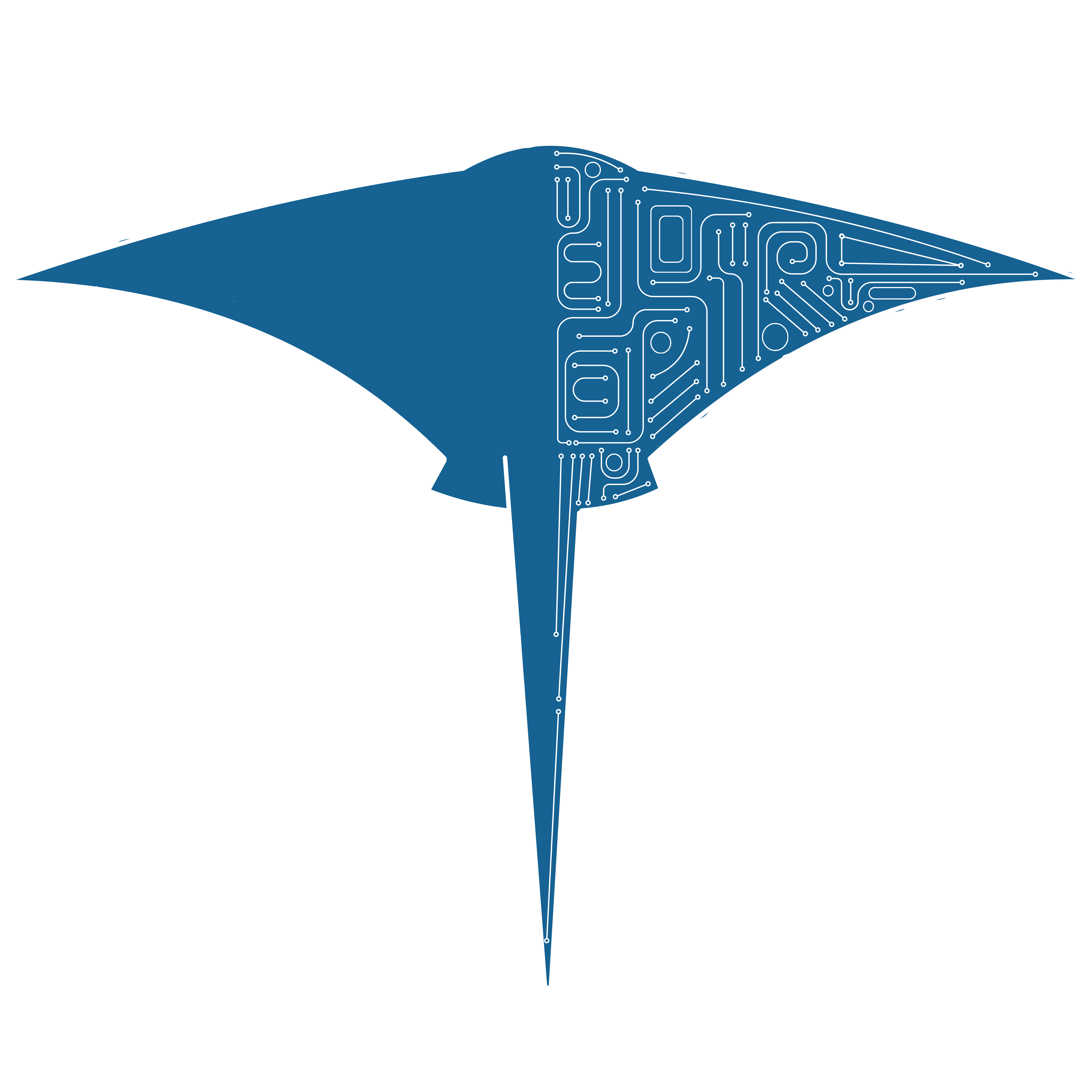 Blue ray with white electronic circuitry